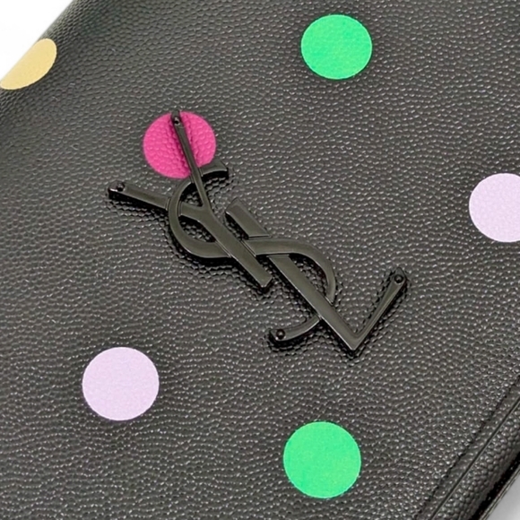 ✨️Authentic saint laurent multicolor Polka Dot Wallet on chain - Picture 4 of 15